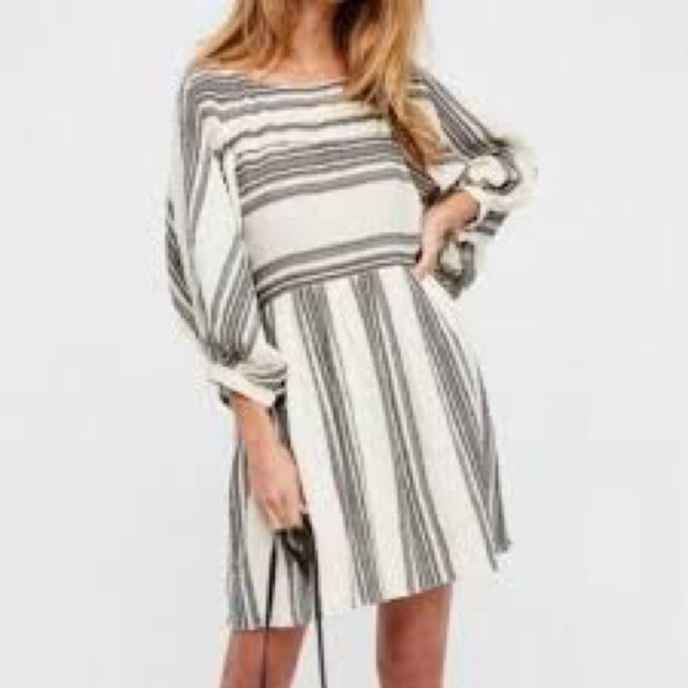 Free People Lilly Striped Dress